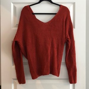 Miracle Brand, twisted back sweater